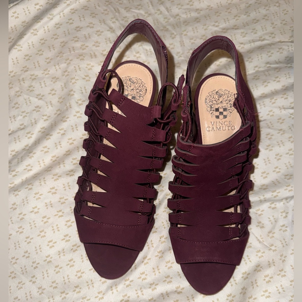Vince Camuto Women's Deep Purple Sandals